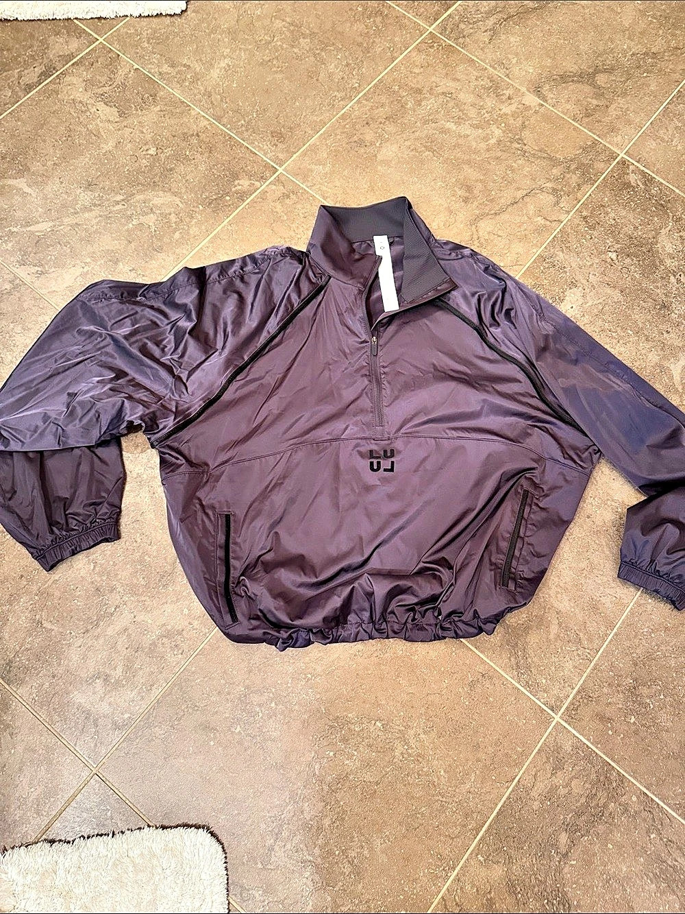 Lululemon Stretch-Satin Flocked Training Jacket Purple Medium NWT Women's Jacket